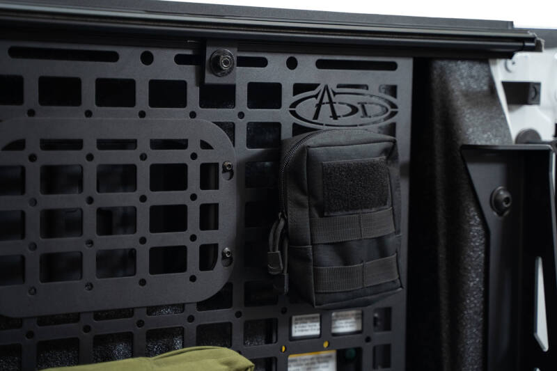 Ford Super Duty F350 Bed Side Molle Panel - Passenger Side - Addictive Desert Designs - Hammer Black - `23-`27
